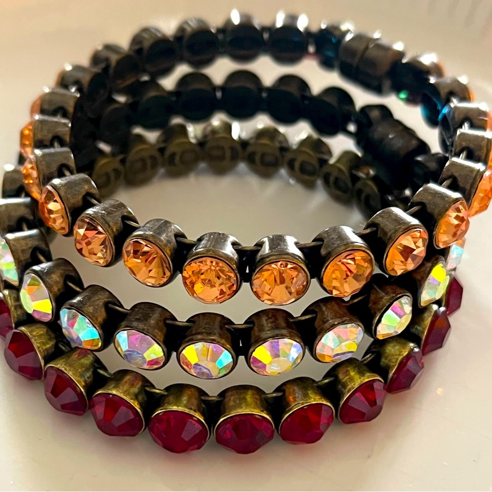 Plunder set of 3 magnetic bracelets Plunder Bracelet Stack Bangle Bracelet Stack